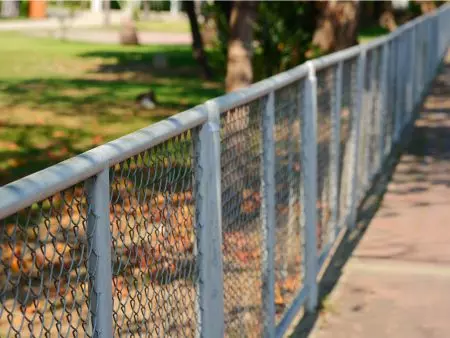 fence installation port st lucie chain link fence around a backyard in florida